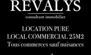 Commerce  25 m² à louer à Nice (06100)