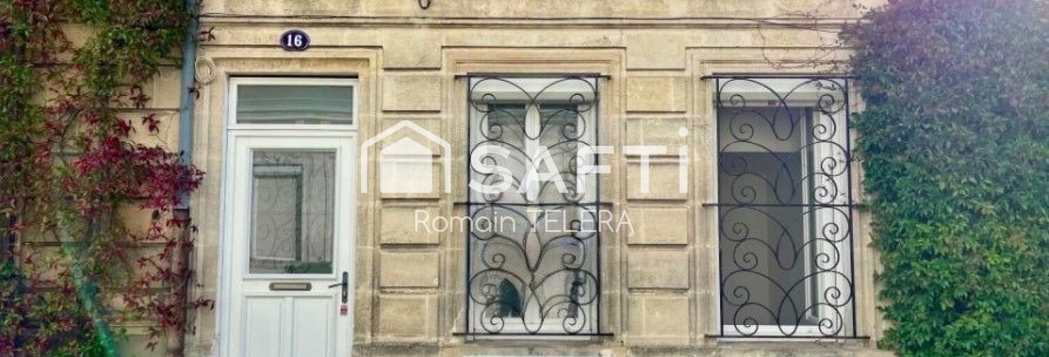 Maison 3 Pièces 80 m² à vendre à Bordeaux (33800)