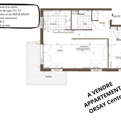Appartement 2 pièces 339000 €