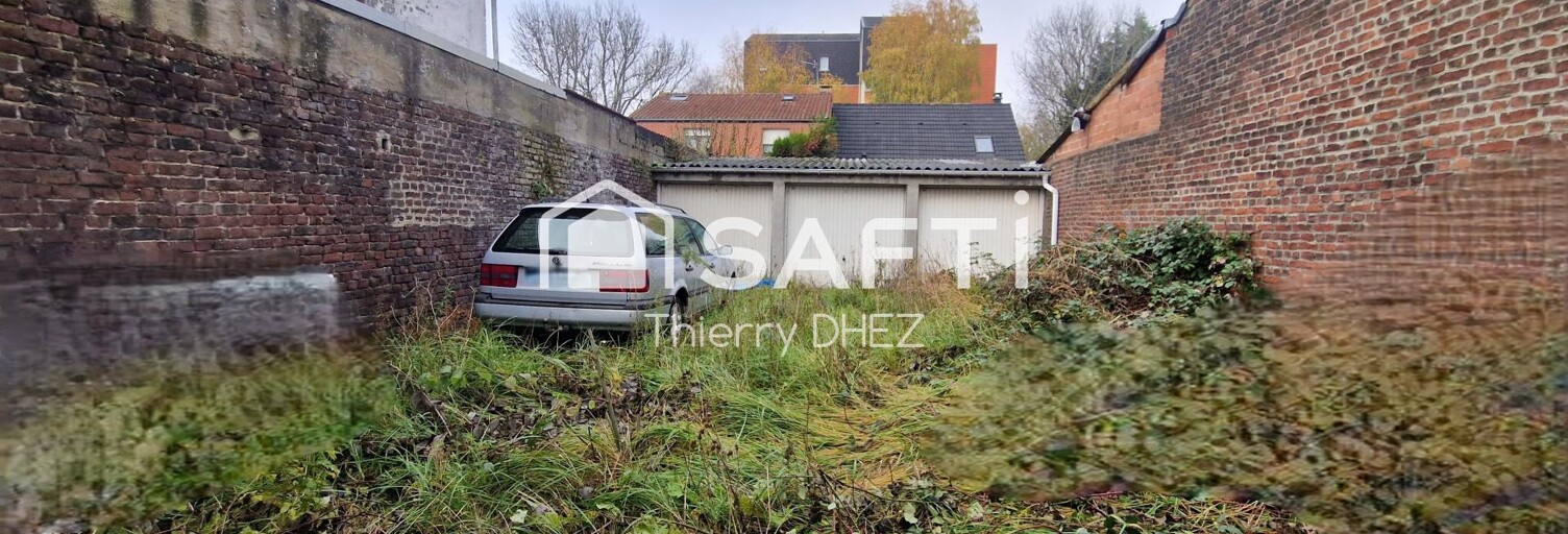 Terrain  170 m² à vendre à Wattrelos (59150)