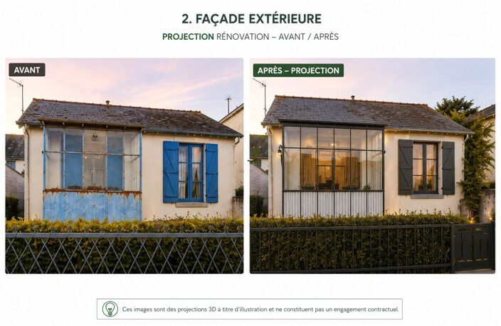 Le Croisic, T4, proche des plages à pied, 301 m² de terrain — photo 4