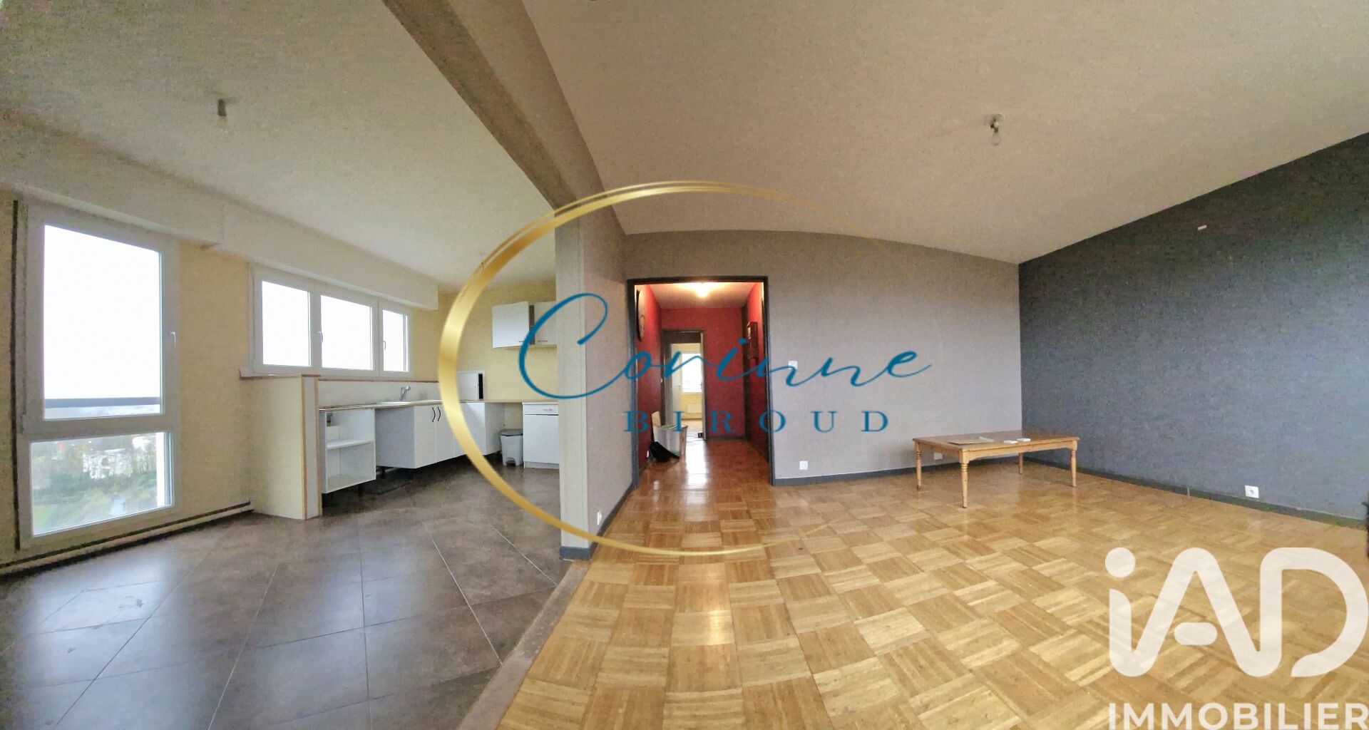 Pontoise - 89m² - 4p. - 3ch.