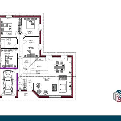 Maison 4 pièces 358000 €