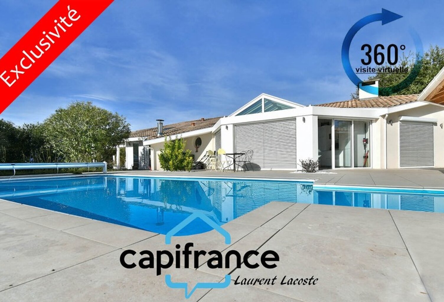 Villa à vendre 9 pièces - 278 m² - piscine - 2000 m² de terrain - Toulouse Ouest — photo 1