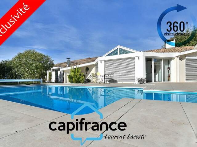 Villa à vendre 9 pièces - 278 m² - piscine - 2000 m² de terrain - Toulouse Ouest — photo du bien