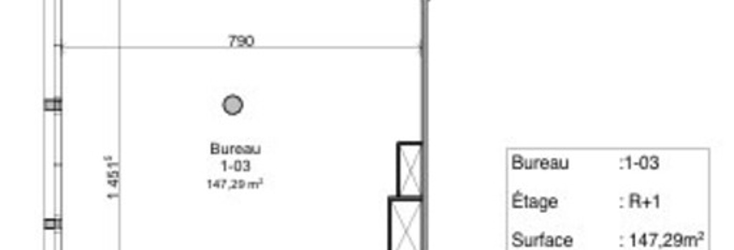 Bureau  185 m² à louer à Montpellier (34000)