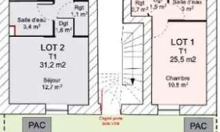 Appartement 1 Pièce 26 m² à vendre à Gleizé (69400)