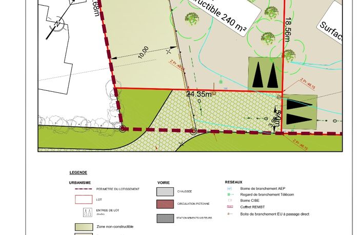 Vente terrain   Saint-Pair-sur-Mer (50380) — photo 5