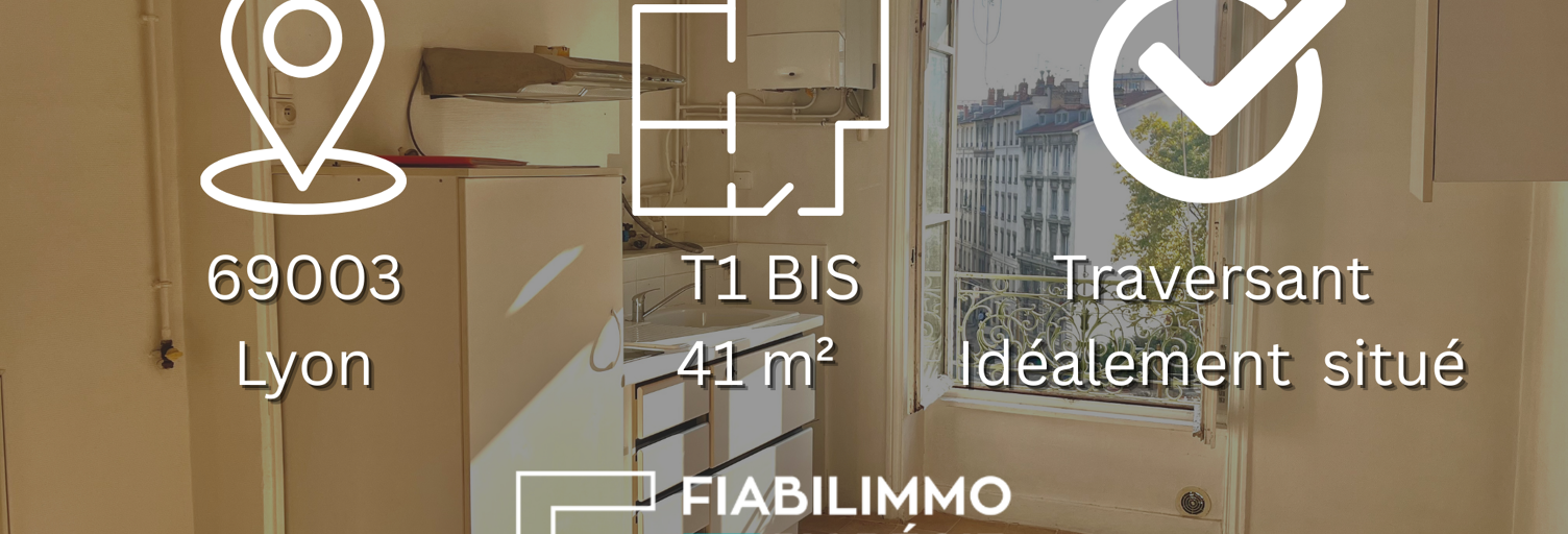 Appartement 1 Pièce 41 m² à vendre à Lyon 3 (69003)