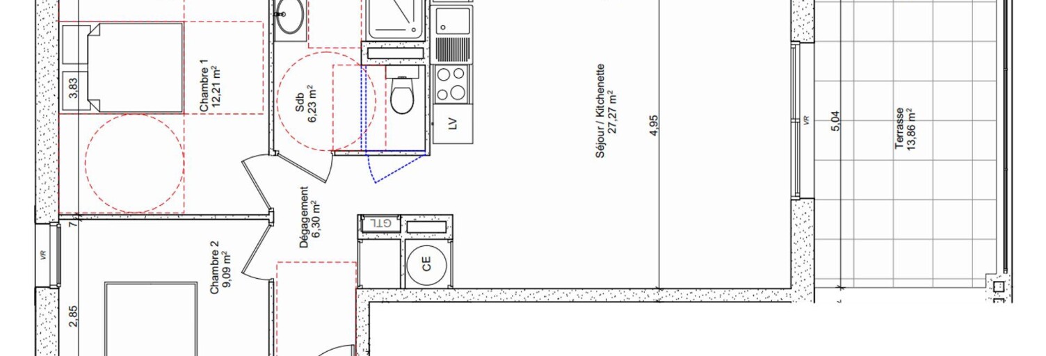 Appartement 3 Pièces 61 m² à vendre à Bormes-les-Mimosas (83230)