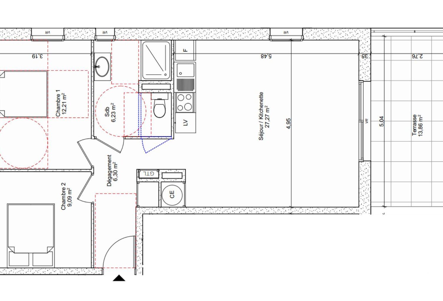 Vente Appartement 3 pièces — photo 1