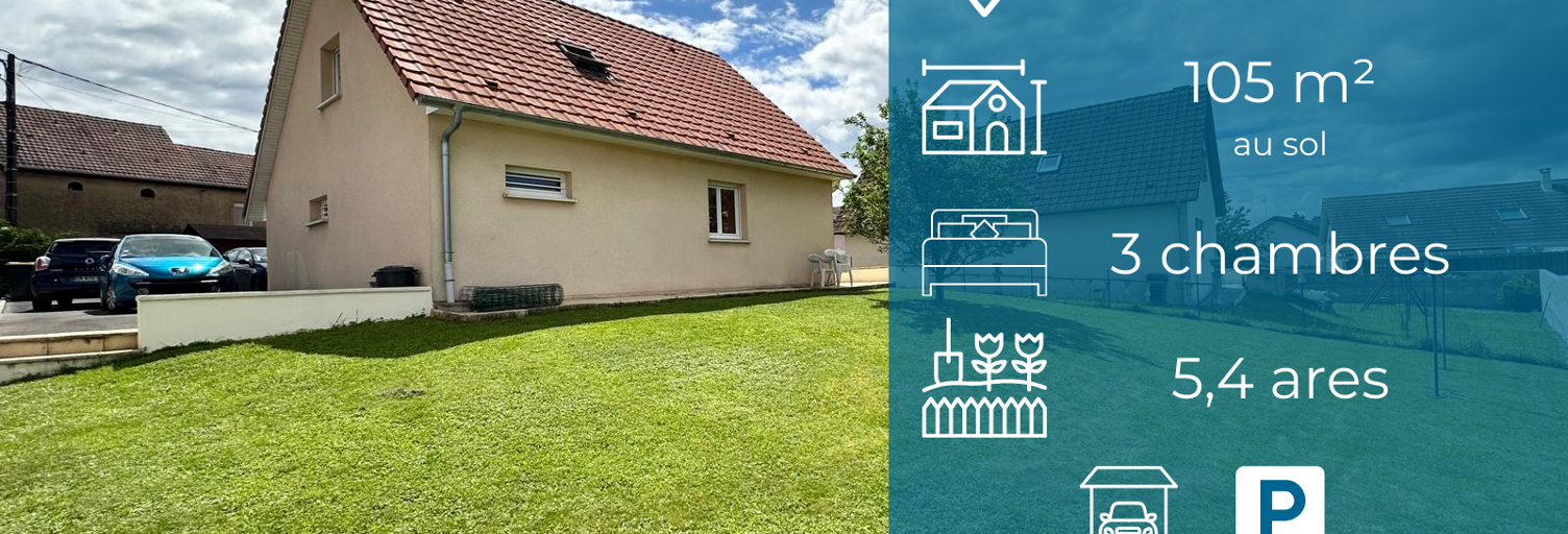 Maison 5 Pièces 105 m² à vendre à Bethoncourt (25200)