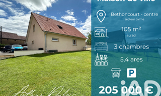 Maison 5 Pièces 105 m² à vendre à Bethoncourt (25200)