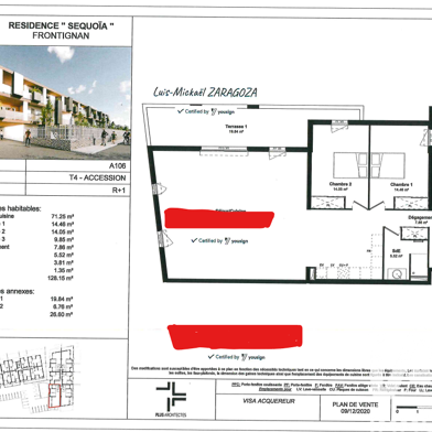 Appartement 4 pièces 1330 €