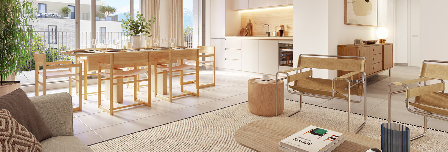 Appartement neuf T2, T3, T4 Pièce 43 à 103 m² à vendre à Voiron (38500)