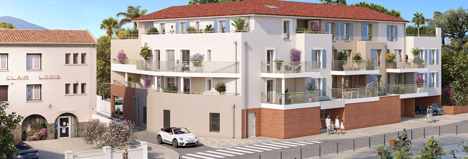 Appartement neuf T2, T3, T4 Pièce 45 à 97 m² à vendre à Argelès-sur-Mer (66700)