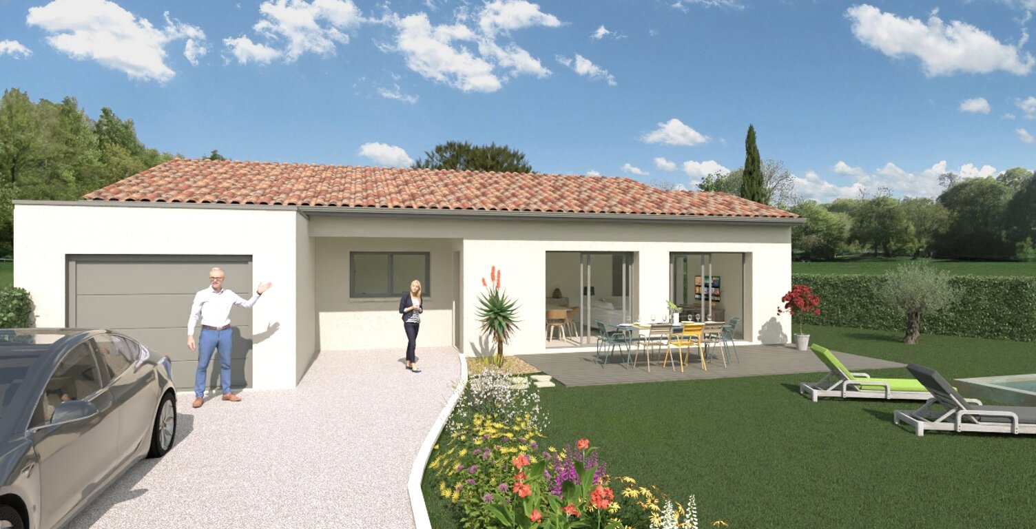 À vendre – Maison moderne de Plain-Pied – ALLAN (26780), Drôme — photo 1