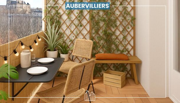 Appartement 3 pièces  à vendre Aubervilliers 93300