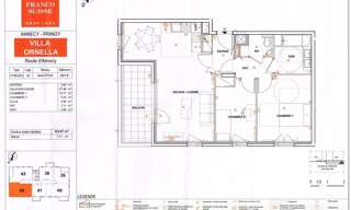 Appartement 3 Pièces 63 m² à louer à Annecy (74370)