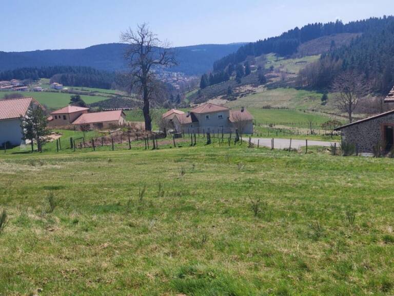 Riotord 43220 parcelle de terrain de 1770 m² dont 1645 m² constructibles prix de vente 52000 — photo 1