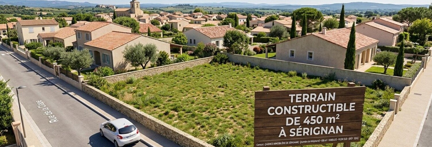 Terrain  450 m² à vendre à Sérignan (34410)