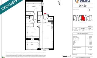 Appartement 3 Pièces 63 m² à vendre à Challans (85300)