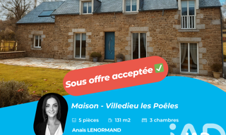 Maison 5 Pièces 131 m² à vendre à Villedieu-les-Poêles-Rouffigny (50800)