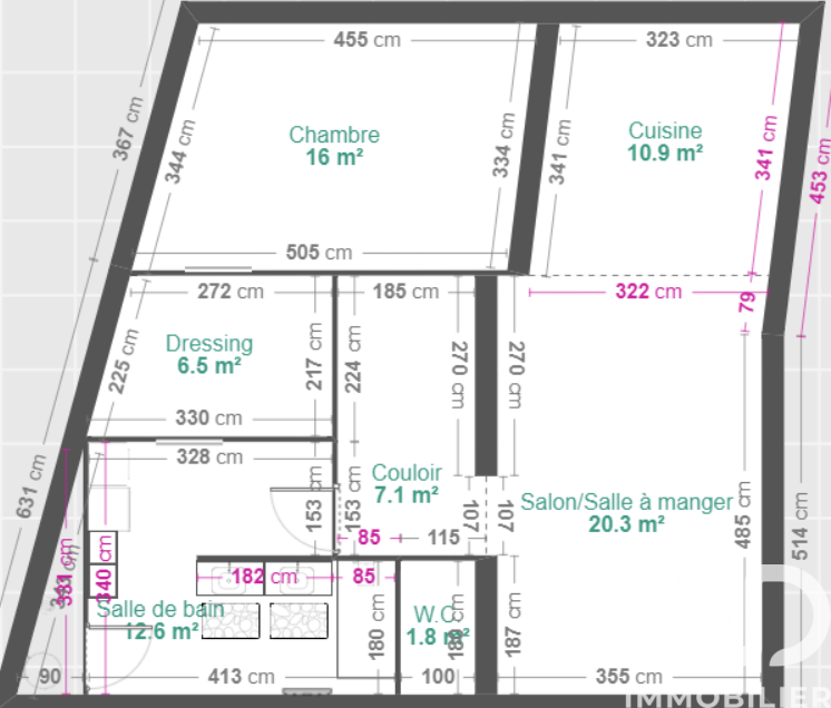 Appartement à vendre, 4 pièces, 77 m², Castres