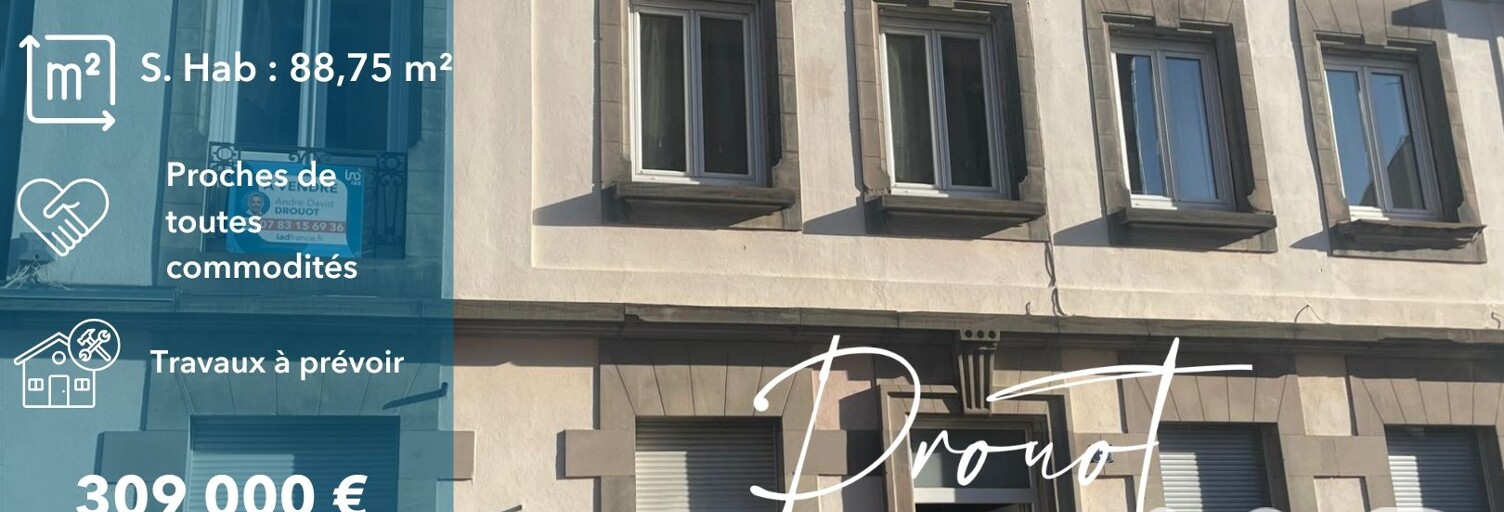 Appartement 4 Pièces 88 m² à vendre à Strasbourg (67100)