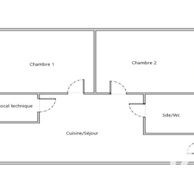 Appartement 3 pièces 155000 €