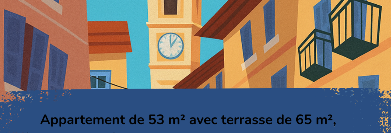 Appartement 1 Pièce 53 m² à vendre à La Cadière-d'Azur (83740)