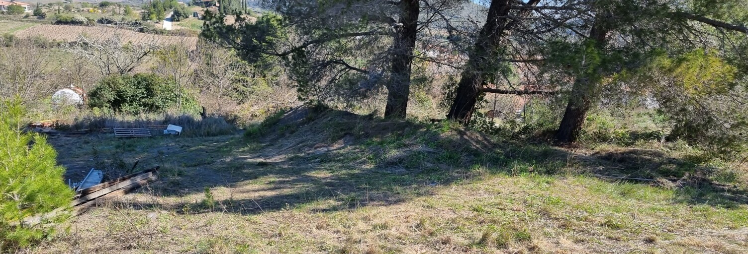 Terrain  1318 m² à vendre à Villeneuve-les-Corbières (11360)