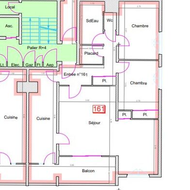 Appartement 4 pièces 164500 €