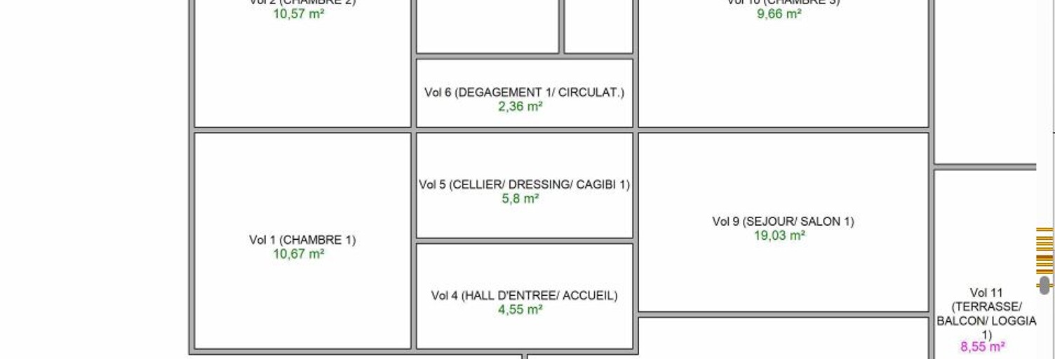 Appartement 4 Pièces 79 m² à vendre à Marseille 11 (13011)