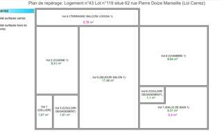 Appartement 2 Pièces 45 m² à vendre à Marseille 10 (13010)