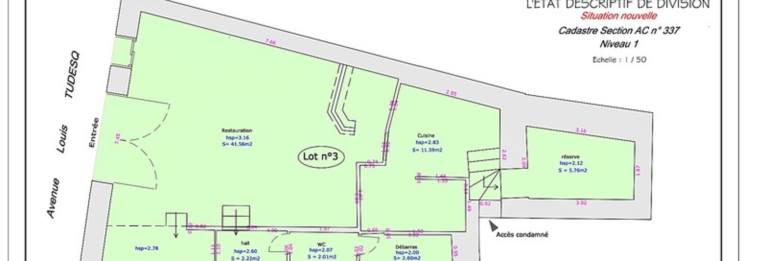 Commerce 5 Pièces 70 m² à vendre à Bouzigues (34140)