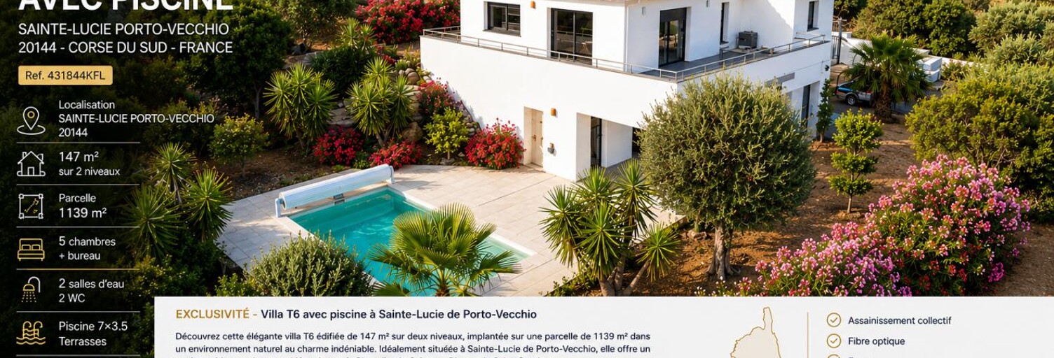 Maison 6 Pièces 147 m² à vendre à Zonza (20144)