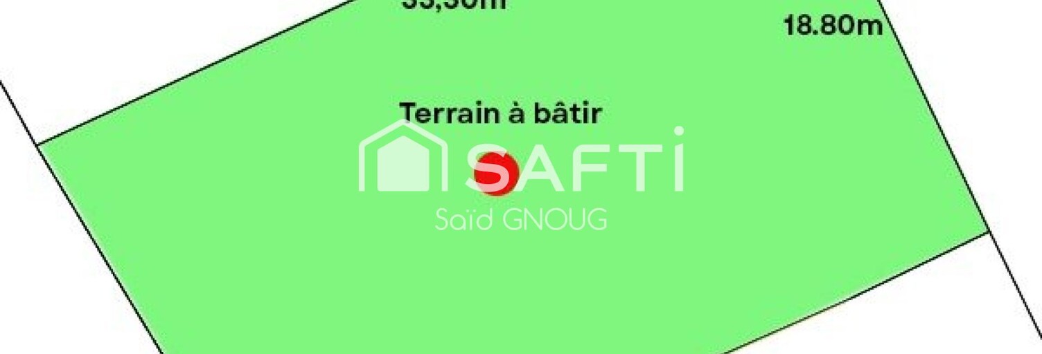 Terrain  614 m² à vendre à Dallon (02680)