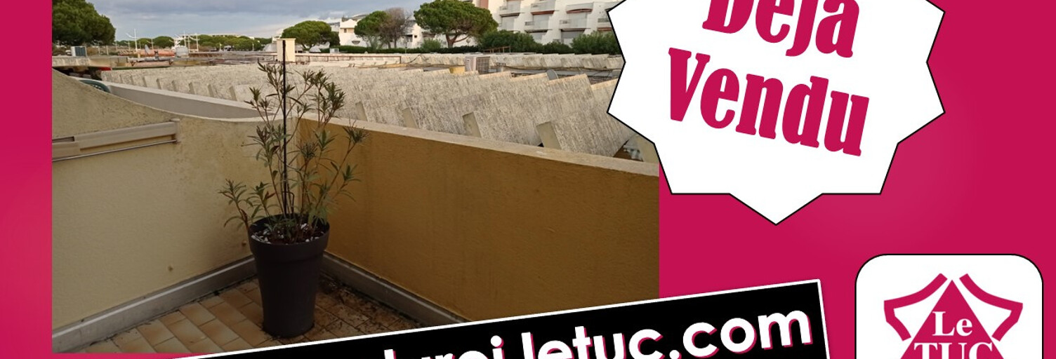 Appartement 1 Pièce 29 m² à vendre à Le Grau-du-Roi (30240)