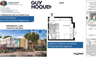 Appartement 1 Pièce 17 m² à vendre à Montpellier (34000)