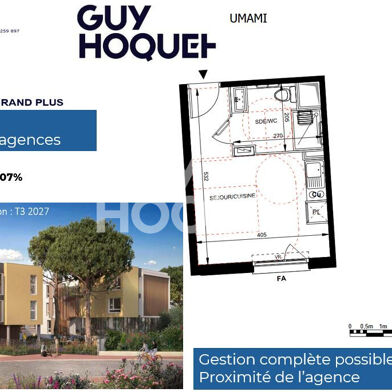 Appartement 1 pièces 168200 €