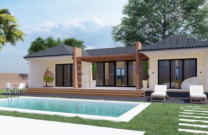 SAINTE CLOTILDE (974) - Villa luxe à vendre 5 pièces de 150 m² + Jardin arboré paysagé + Piscine et Jaccuzi parcelle de 1300 M² — photo 3