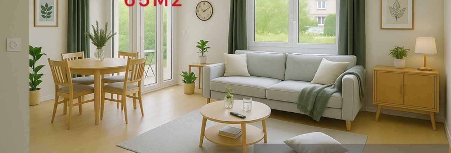 Appartement 3 Pièces 68 m² à vendre à Lacroix-Saint-Ouen (60610)