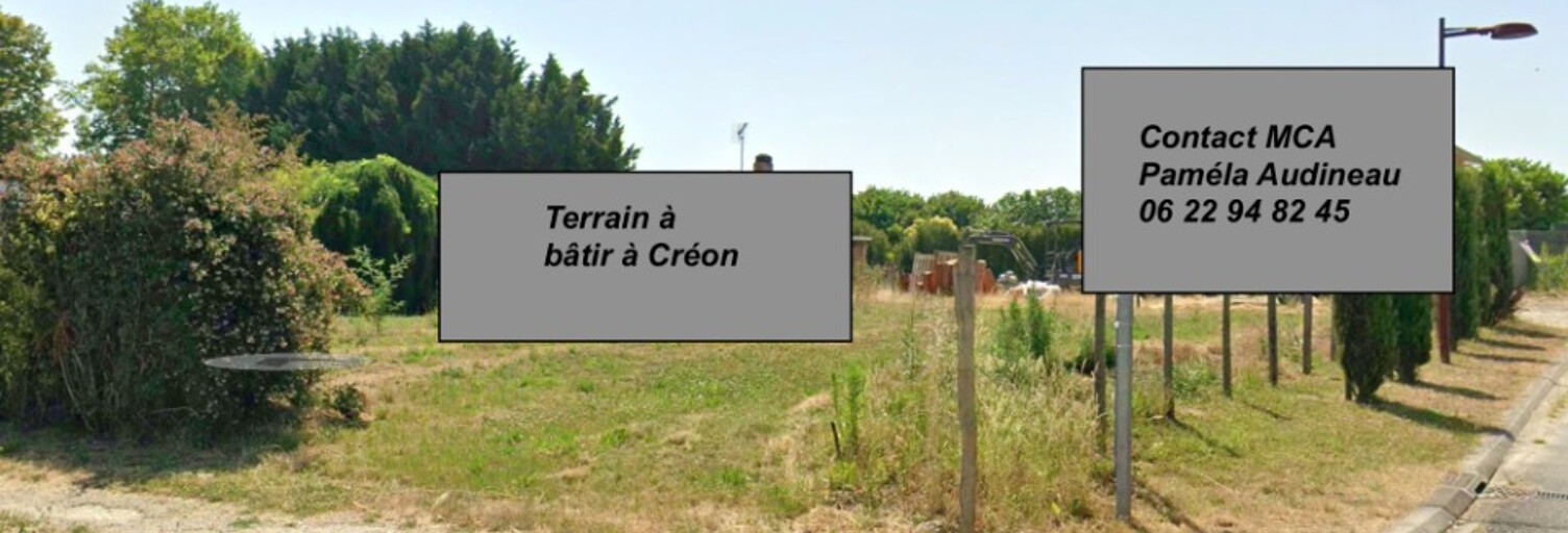 Terrain  560 m² à vendre à Madirac (33670)