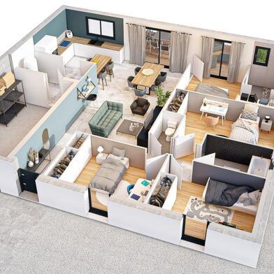 Maison 6 pièces 274355 €