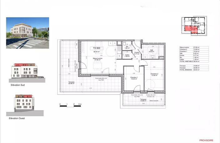 A VENDRE - APPARTEMENT T3 NEUF VILLARD-BONNOT — photo 2