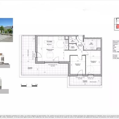 Appartement 3 pièces 296296 €