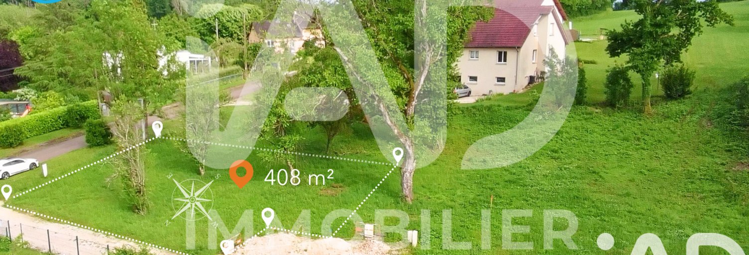 Terrain  408 m² à vendre à Émagny (25170)