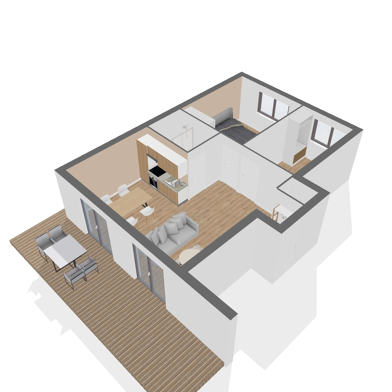 Appartement 3 pièces 175000 €