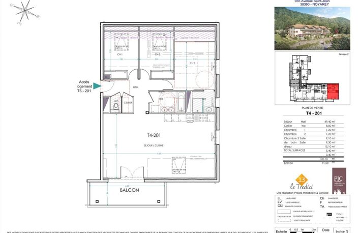 Vente Appartement 4 pièces — photo 3